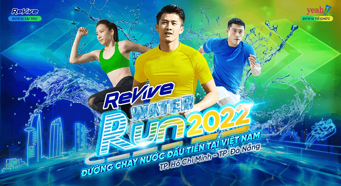 Sự kiện đường chạy nước “Revive Water Run 2022”